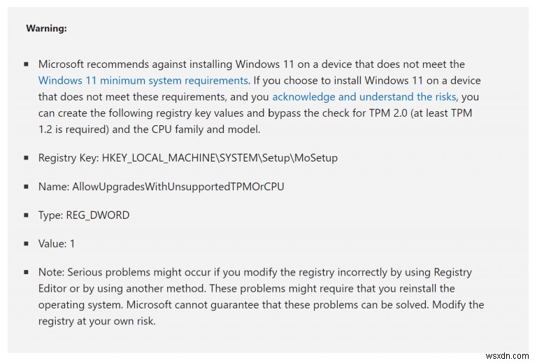 Microsoft は、サポートされていないハードウェアを Windows 11 にアップグレードする方法を最終段階で提供しています