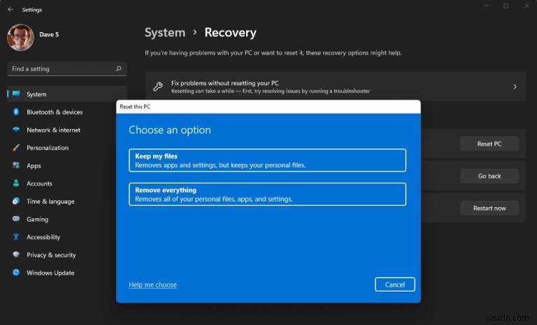 Windows 11 を手動でリセットし、PC の問題をすぐに解決する方法