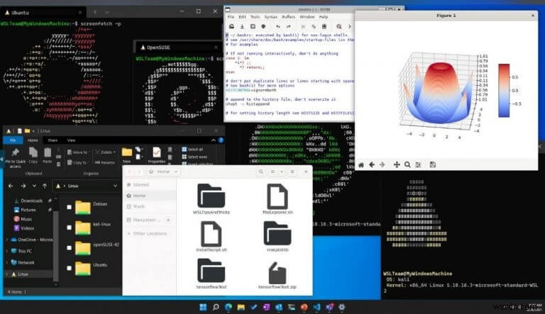 Microsoft は、Windows Subsystem for Linux のプレビューを Windows 11 の Microsoft Store に提供します