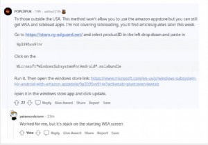 ある日、人々が Windows 上の Android アプリを修正するために行ったいくつかの優れた方法を紹介します