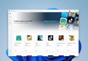 Amazon App Store から Windows 11 で Android アプリを実行する方法 (ハンズオン ビデオ)