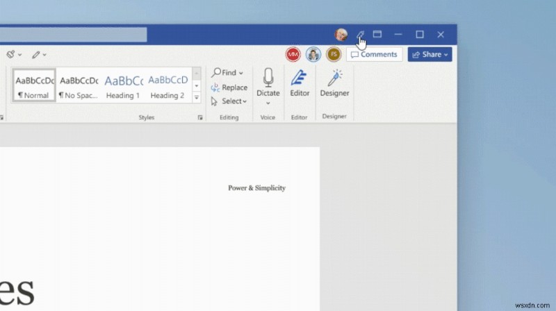 Office for Windows では、すべてのユーザーが Windows 11 にインスパイアされた新しい UI を利用できます