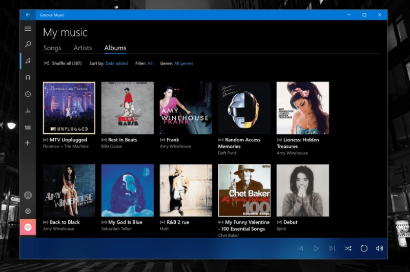 Groove Music プレーヤーが更新され、一部の新しい Windows 11 Media Player に置き換えられました