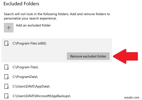 Windows 10 および Windows 11 でフォルダーとファイルを検索から非表示にする方法