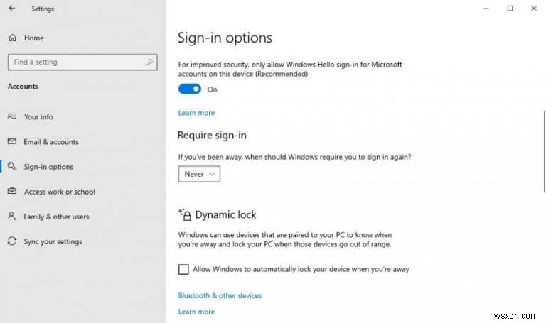 Windows 10 または Windows 11 で password-on-wake をオフにする方法