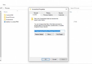 Windows 10 または Windows 11 でスクリーンショットの保存場所を変更する方法