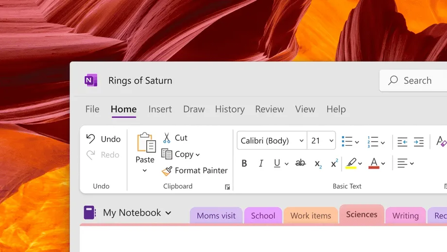 ビルド 2022:Microsoft は、統合された OneNote アプリの Windows 11 にヒントを得たオーバーホールを示唆しています