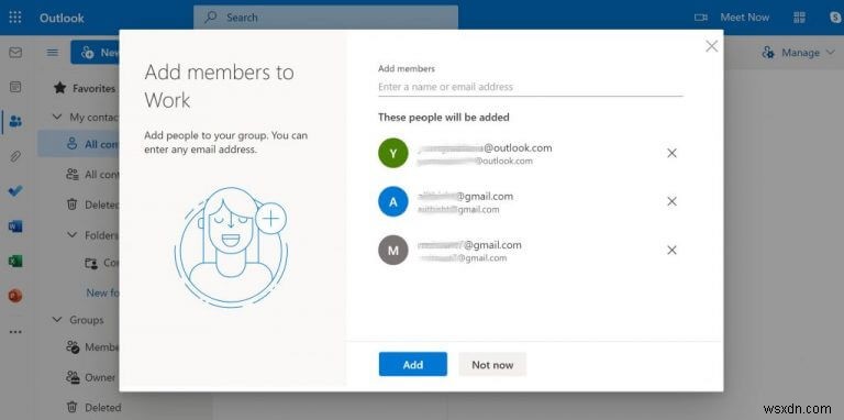 Outlook でメール グループを作成する方法と、その理由