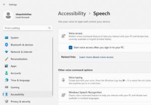 Windows 11 で音声アクセスを有効にする方法