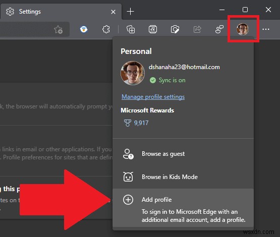 Edge の自動プロファイル切り替えを有効にして仕事と私生活を分ける方法