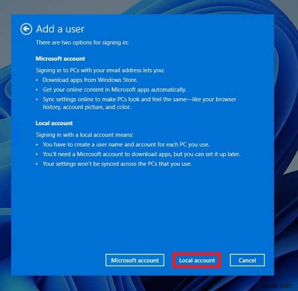 Microsoft アカウントなしで Windows 11 をすばやく簡単にセットアップして使用する 4 つの方法