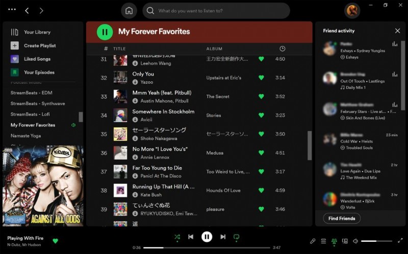 Windows Spotify アプリが最新のアップデートで新しいデザインを取得