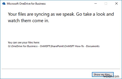 OneDrive for Business を使用して SharePoint ライブラリを同期する方法