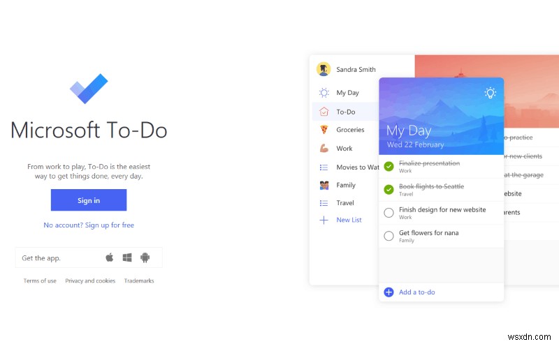 Microsoft To-Do を開始する方法