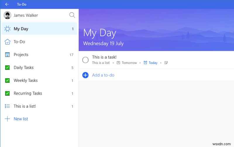 Microsoft To-Do を開始する方法