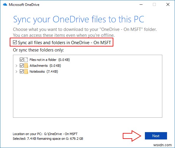 Windows 10 で OneDrive をセットアップする方法