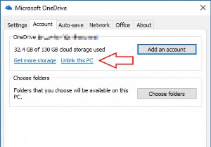Windows 10 で OneDrive をセットアップする方法