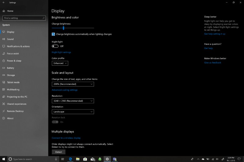 Windows 10 で画面の明るさを上げる方法