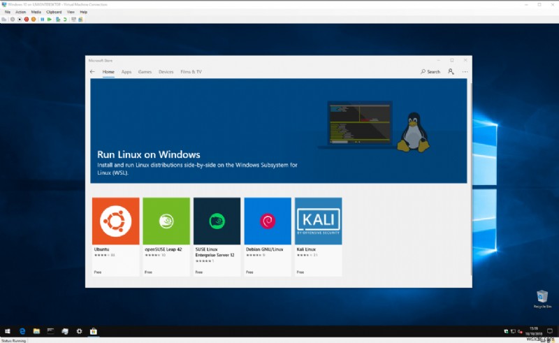 PC に Windows 10s Linux サブシステムをインストールする方法