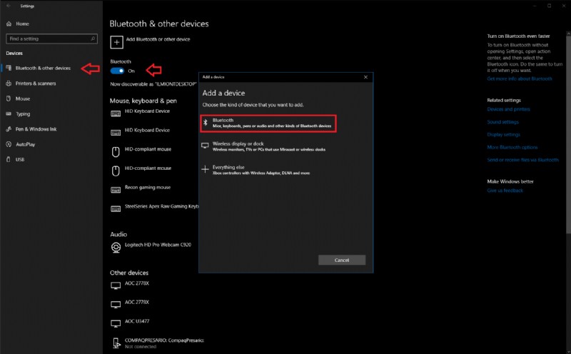 ハウツー:Windows 10 の Bluetooth に関するすべて