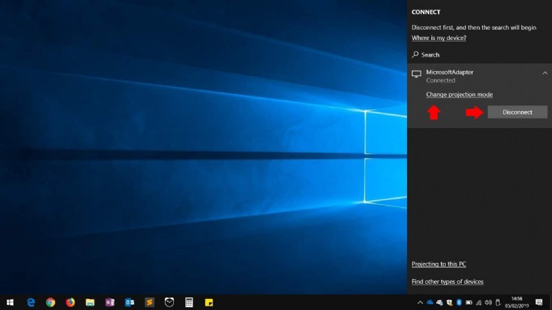 Windows 10 でワイヤレス ディスプレイに接続する方法