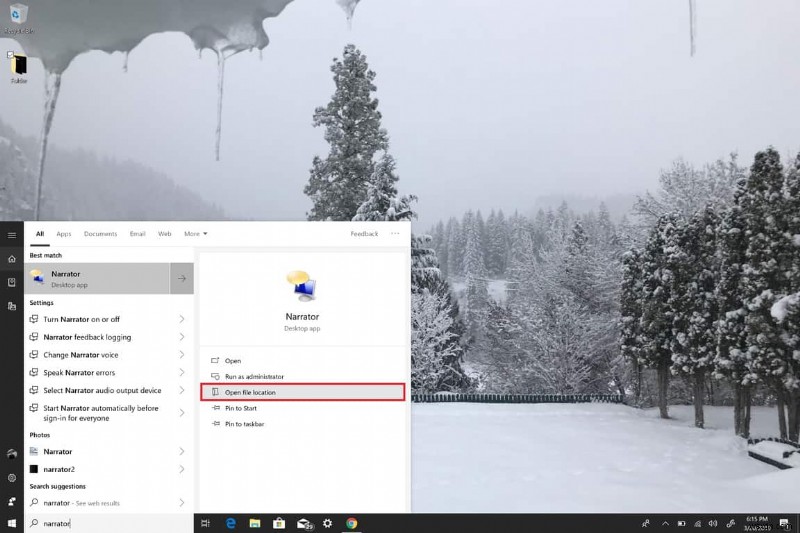 Windows 10 でナレーターをオフにする方法