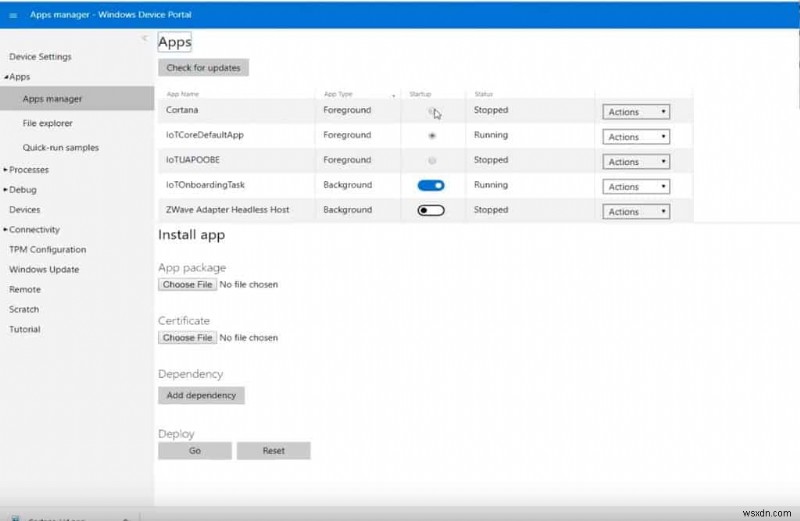 Windows 10 IoT Core を搭載した Raspberry Pi に Cortana をインストールする方法