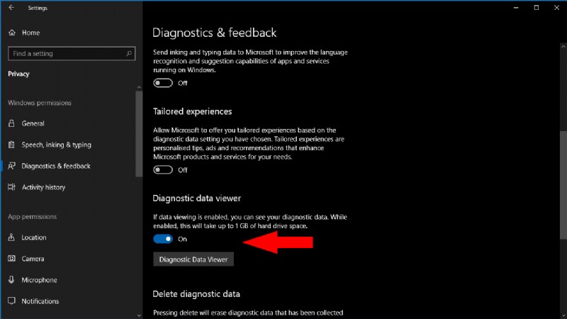 Windows 10 が Microsoft に送信している診断データを確認する方法
