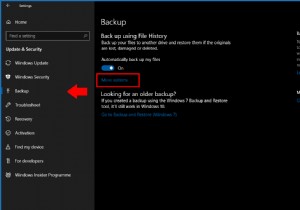 Windows 10のファイル履歴バックアップ内容をカスタマイズする方法
