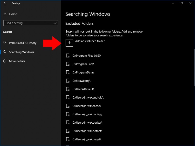 Windows 10 で拡張検索を有効にする方法