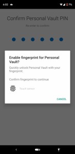 OneDrive Personal Vault の使用方法