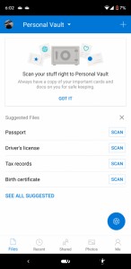 OneDrive Personal Vault の使用方法