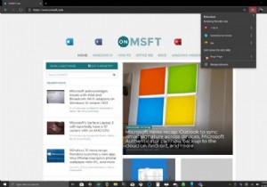 Microsoft Edge Insider Devで新しい拡張機能メニューを有効にする方法