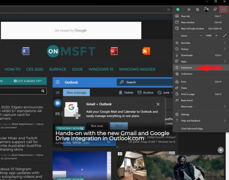 Edge Insider で Chrome ストアから拡張機能をインストールする方法