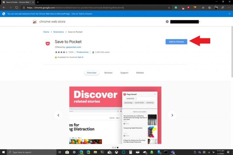 Edge Insider で Chrome ストアから拡張機能をインストールする方法