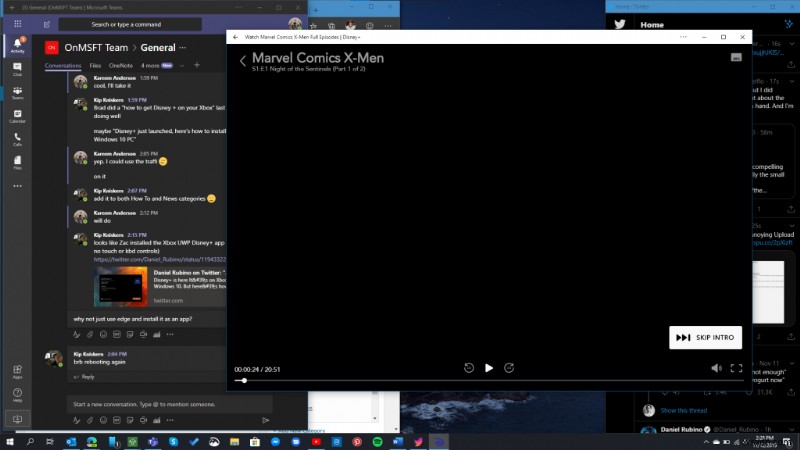 Windows 10 で Disney+ を PWA として設定する方法