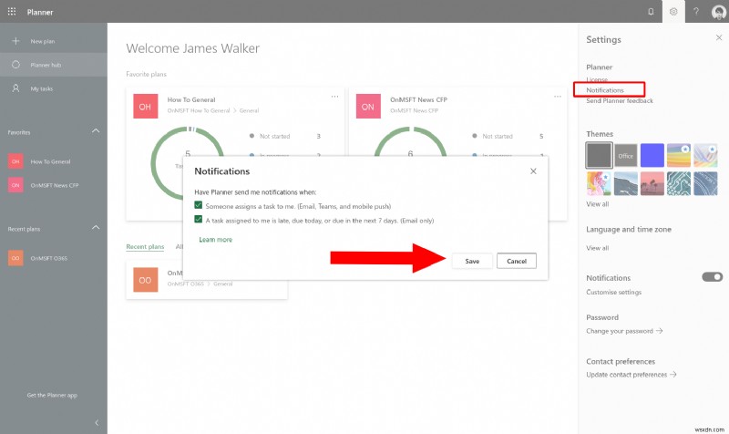 Microsoft Planner を使用してリモートで作業するときにタスクを割り当てる方法