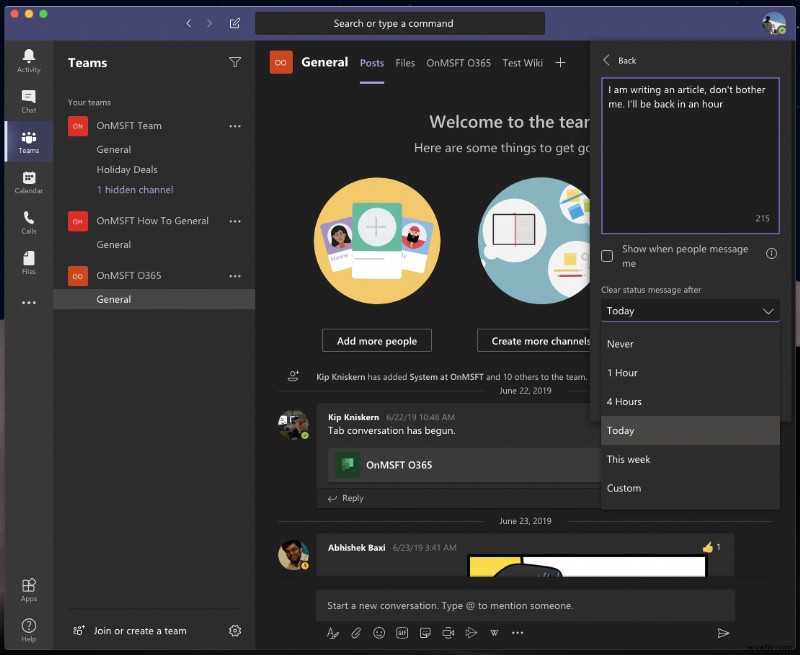 Microsoft Teams をカスタマイズして自分のものにする 5 つの方法