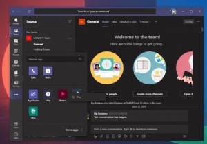 Microsoft Team サイドバーのアイテムとピンを再配置してよりカスタムな外観にする方法