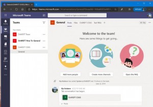 複数の Microsoft Teams チャネルを別々のウィンドウで開く方法