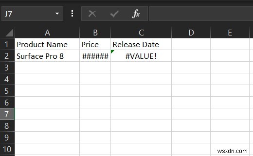 一般的な Excel 数式エラーとその修正方法