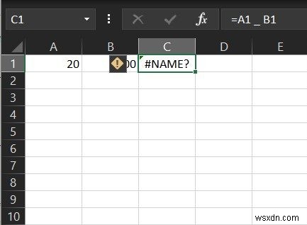 一般的な Excel 数式エラーとその修正方法