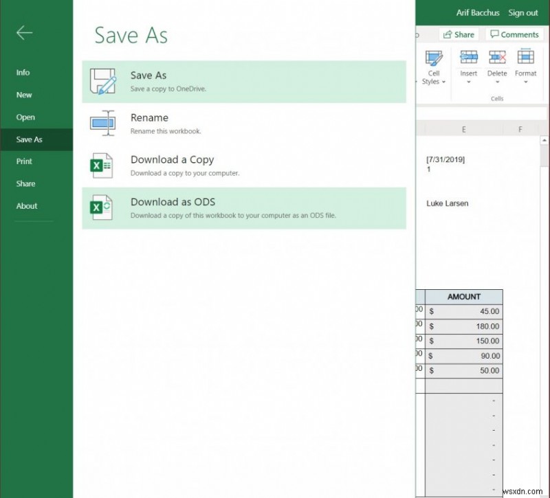 デスクトップ アプリで OneDrive から Excel、Word、PowerPoint ファイルを開く方法