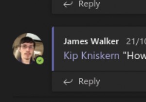 Microsoft Teams でメッセージをブックマークする方法