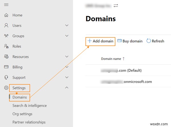 Microsoft 365 アカウントにカスタム ドメイン名を追加する方法