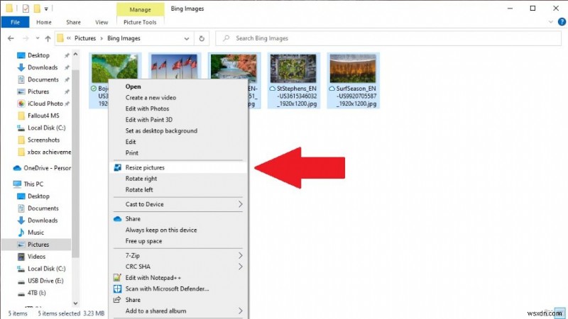Windows 10 で PowerToys を使用して画像のサイズを簡単に変更して時間を節約する方法