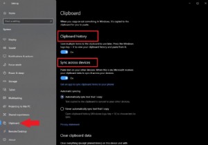 Windows 10 でクリップボードの履歴を有効にして時間を節約する方法