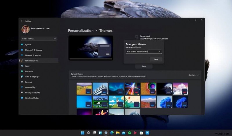 Windows 11 で素晴らしいデスクトップ エクスペリエンスを実現するためにテーマや色などを変更する方法