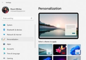Windows 11 でテーマを変更する方法