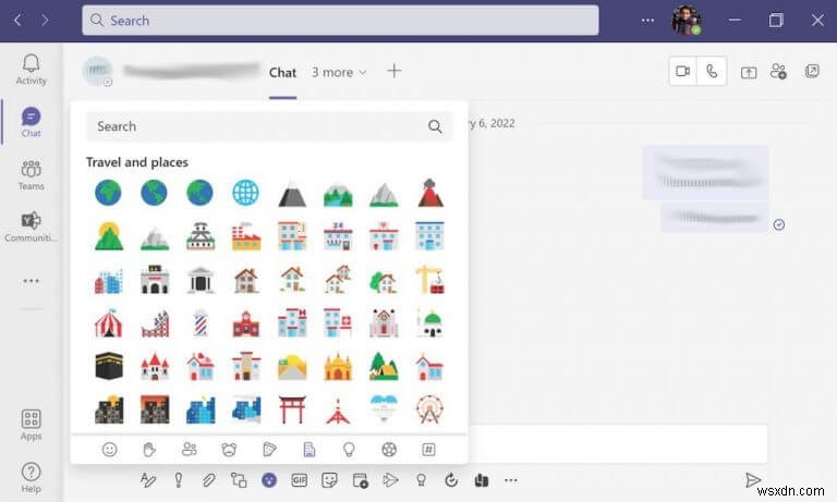 Microsoft Teams で絵文字ゲームをアップする方法